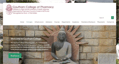 Desktop Screenshot of gauthamcollege.org